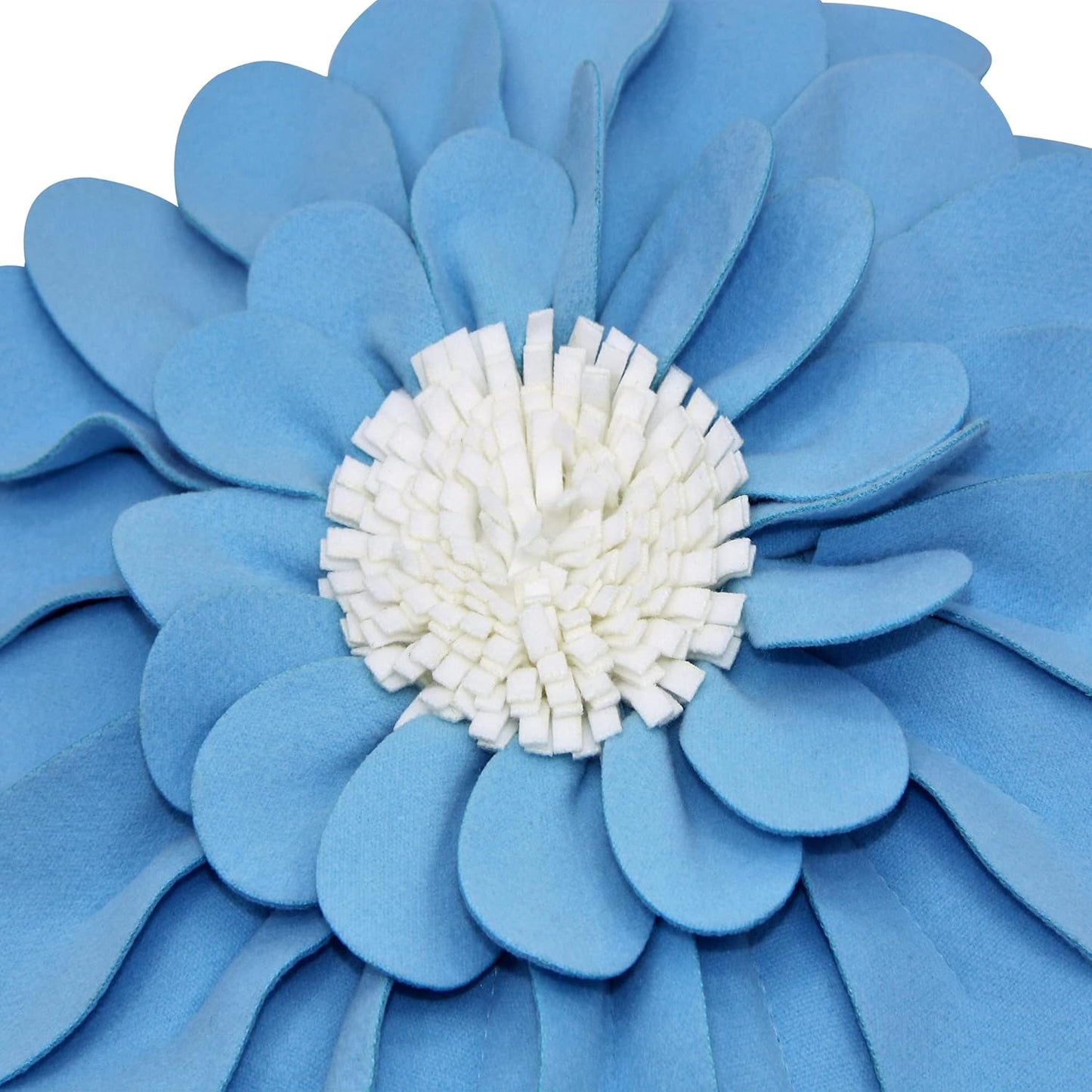 Decorative Flower Pillows – 3D Happy Daisy Flower Throw Pillow - Flower Shape Design Patented-Flower Shaped Pillow For Home Décor – Round Throw Pillows Soft & Cozy - Couch & Bed Flower Shape Pillow