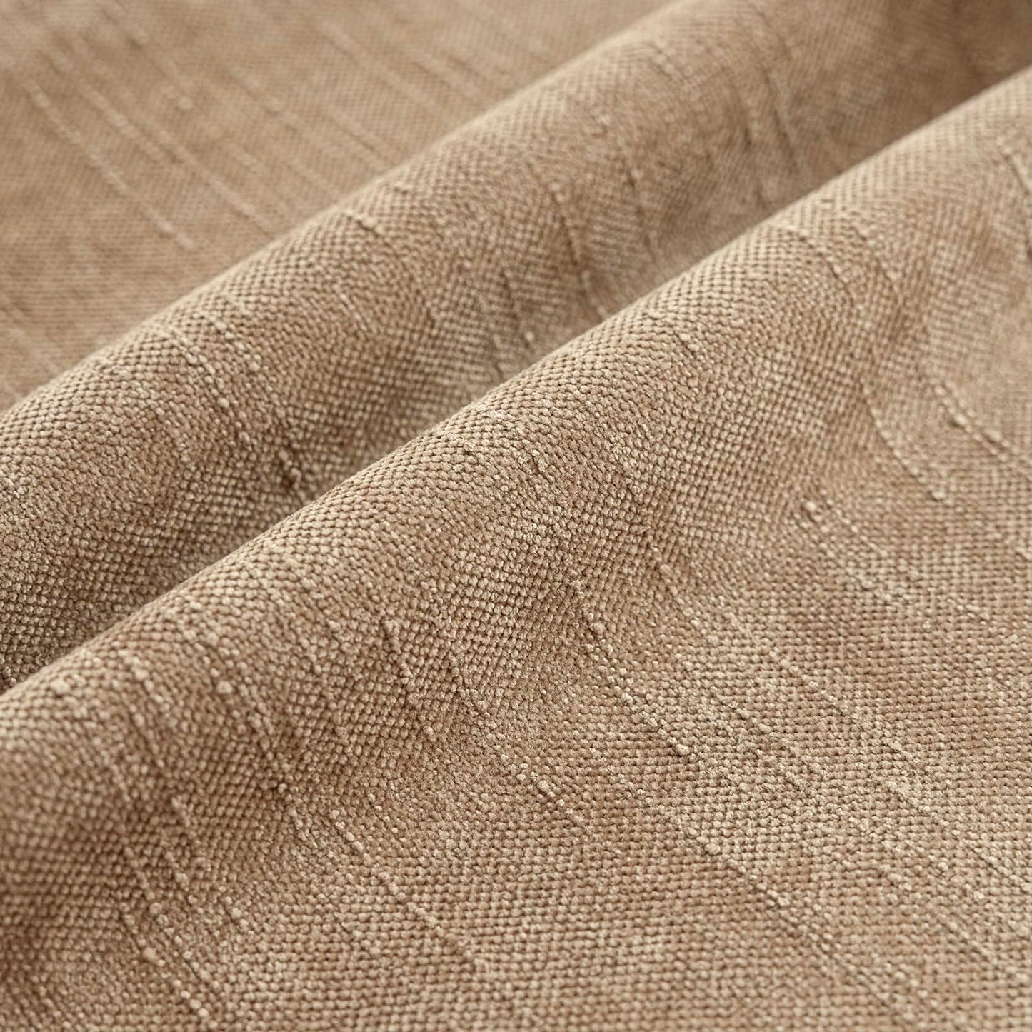 Foindtower Pack of 2 Textured Chenille Throw Decorative Pillow Covers Square Accent Solid Cushion Cover Neutral Farmhouse Pillow Case for Couch Sofa Bedroom Living Room 18x18 Inch,Taupe Khaki Camel