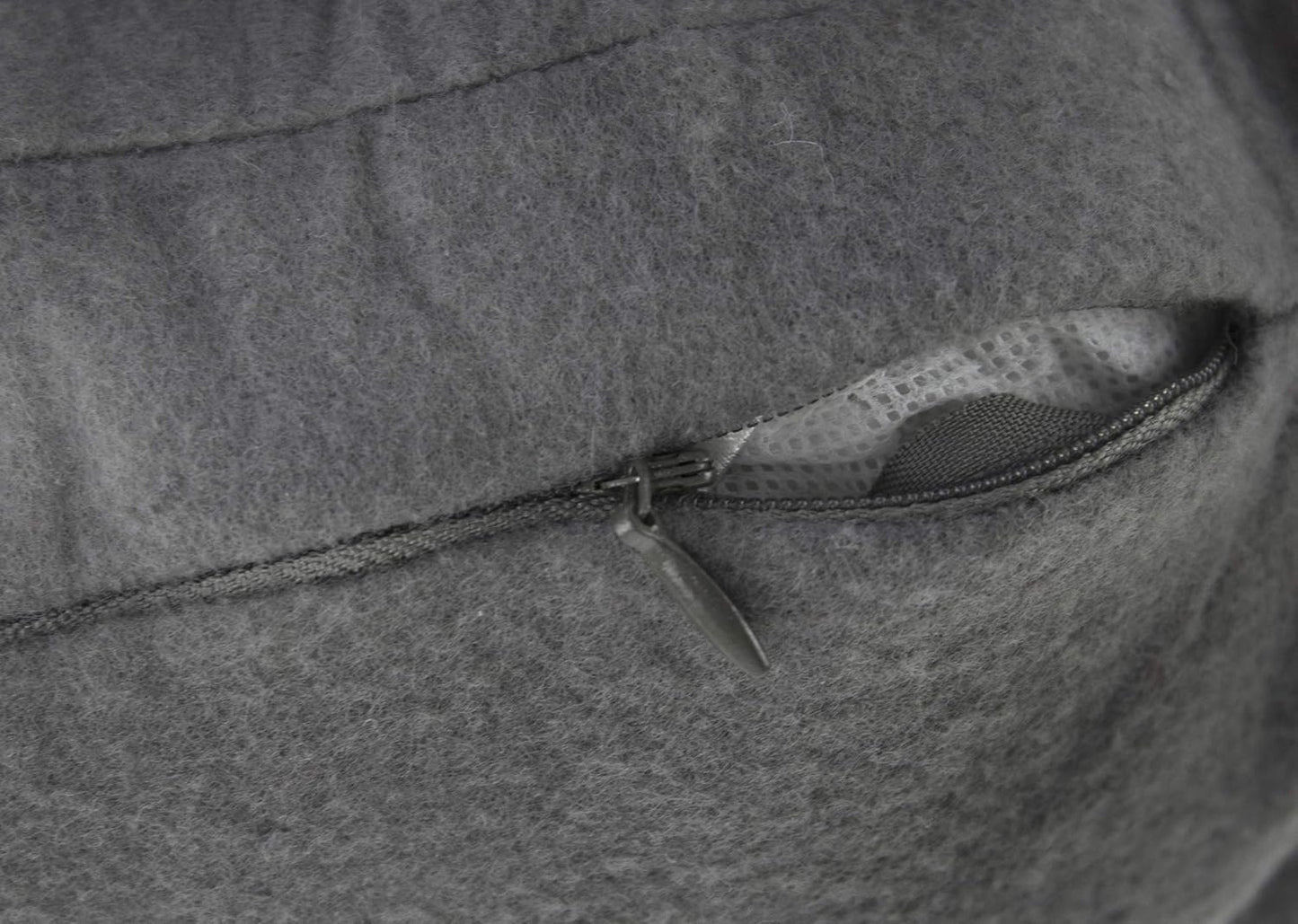 Fennco Styles Handmade 3D Heart-Shaped Petals Flower Decorative Throw Pillow Cover Only - 13" Round Slate Floral Pillow Case for Couch, Home Décor and Holiday, Housewarming Gift