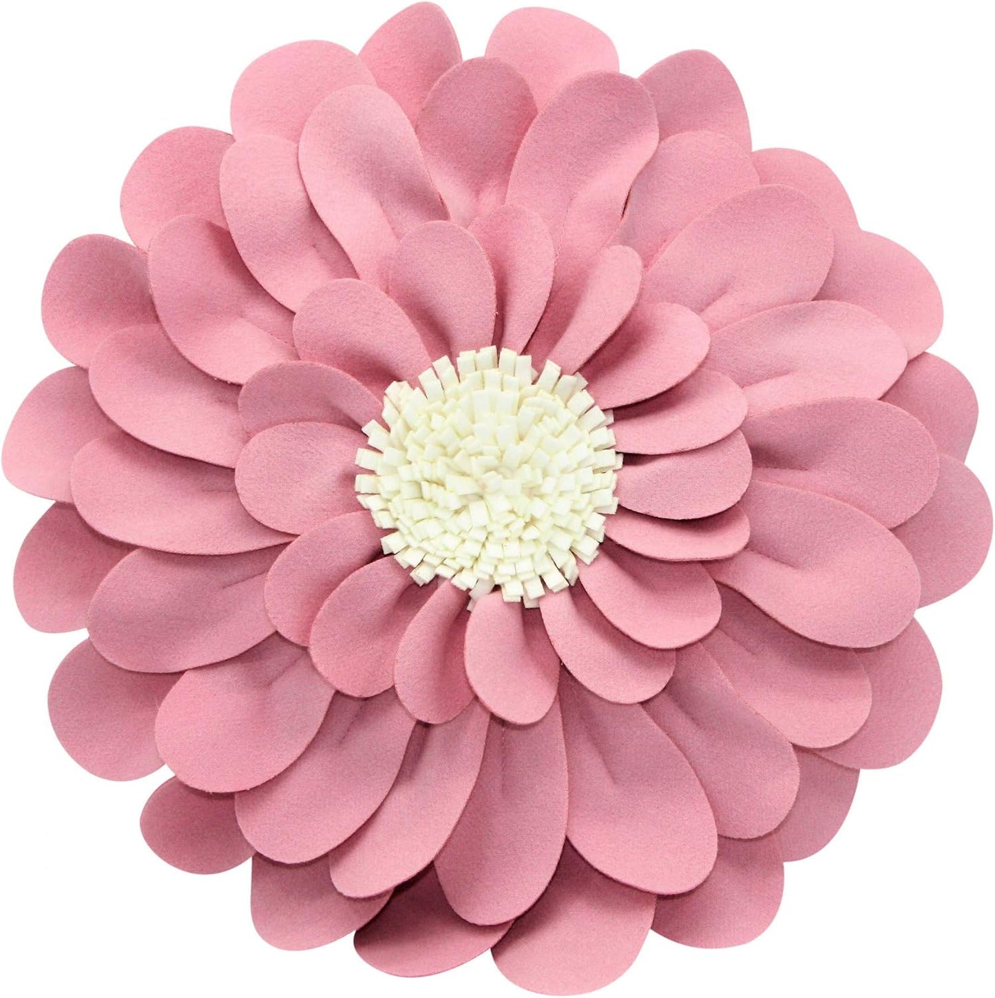 Decorative Flower Pillows – 3D Happy Daisy Flower Throw Pillow - Flower Shape Design Patented-Flower Shaped Pillow For Home Décor – Round Throw Pillows Soft & Cozy - Couch & Bed Flower Shape Pillow