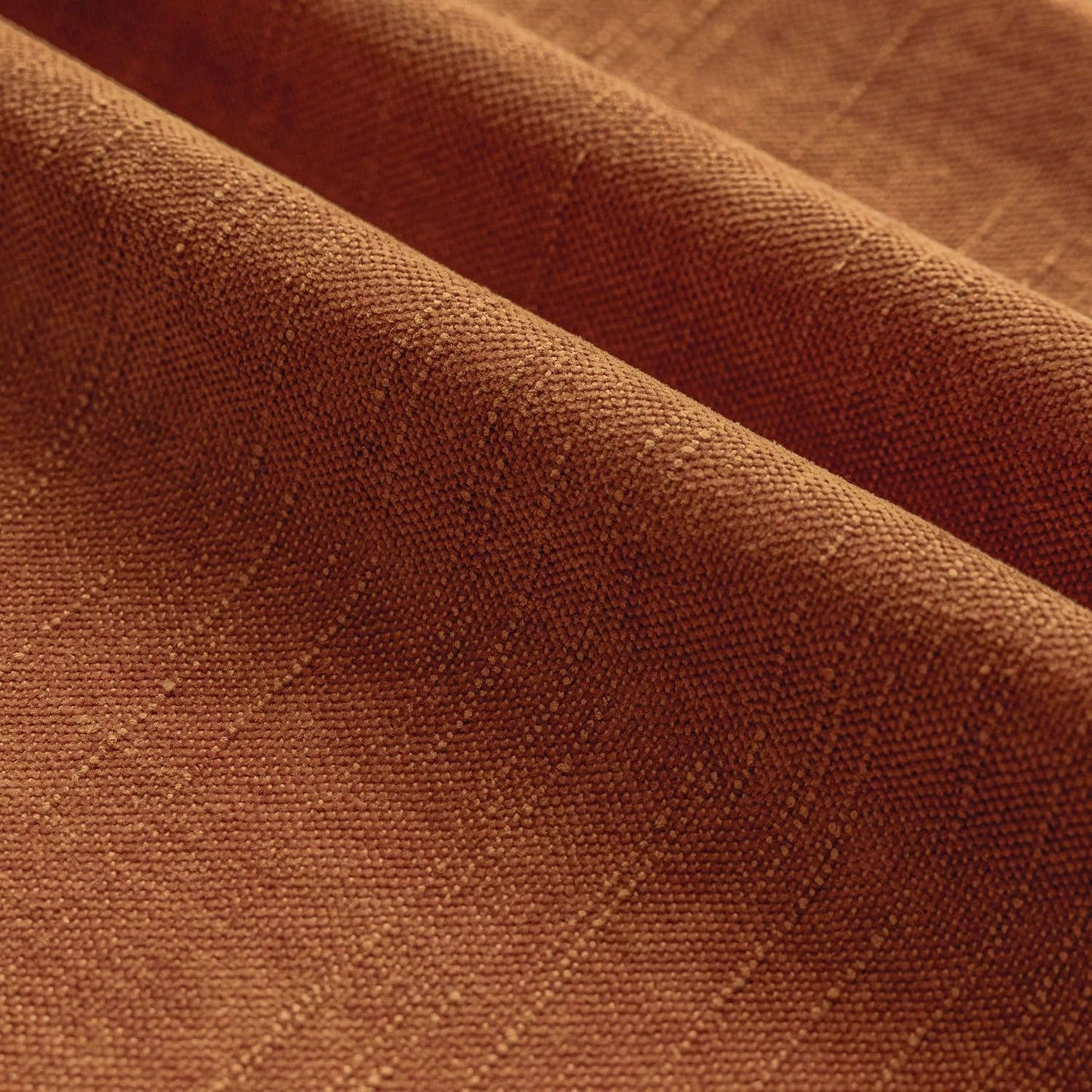 Foindtower Pack of 2 Soft Textured Chenille Throw Decorative Pillow Covers Square Accent Solid Cushion Cover Cozy Neutral Farmhouse Pillow Case for Couch Sofa Bedroom Living Room 16x16 Inch,Orange