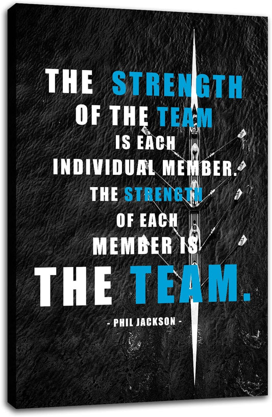 GoForArt Dream Big Motivational Canvas Wall Art, Inspirational Famous Quote Bedroom Living Room Decor, Positive Modern Landscape Mountain Office Dorm Room Poster Print (Inspirational-09, 12.00" x 18.00")