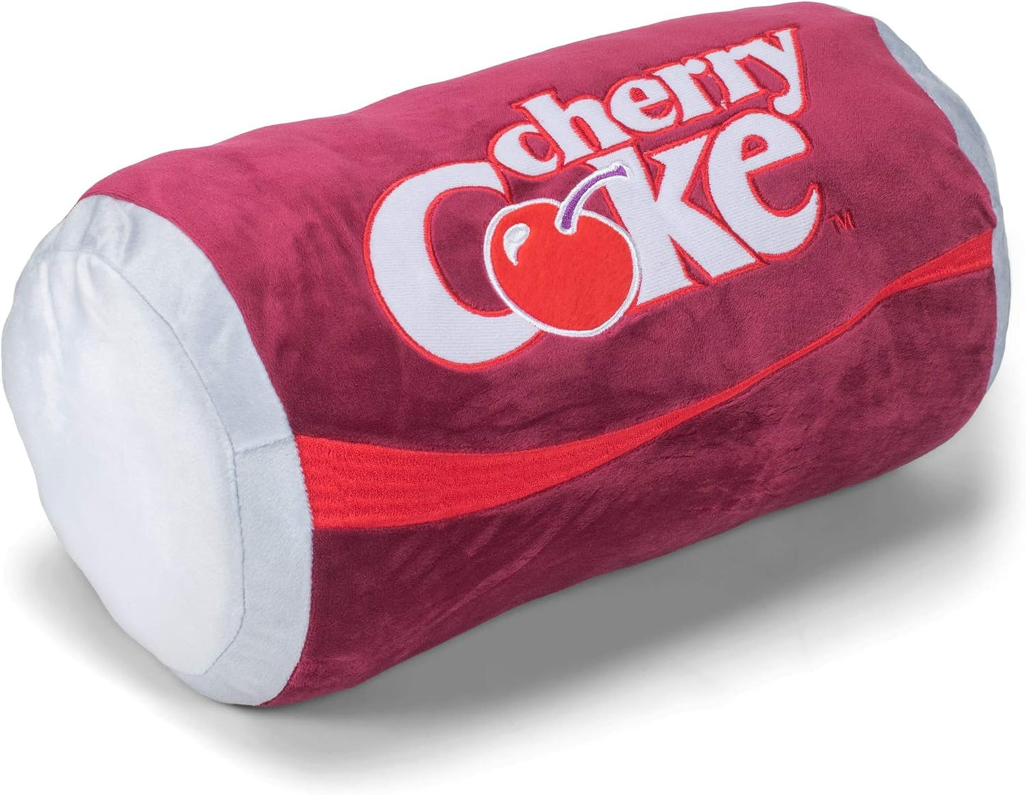 Mark Feldstein & Associates Cherry Coca Cola Can Retro Red 13.5 inch Polyester Fabric Throw Pillow