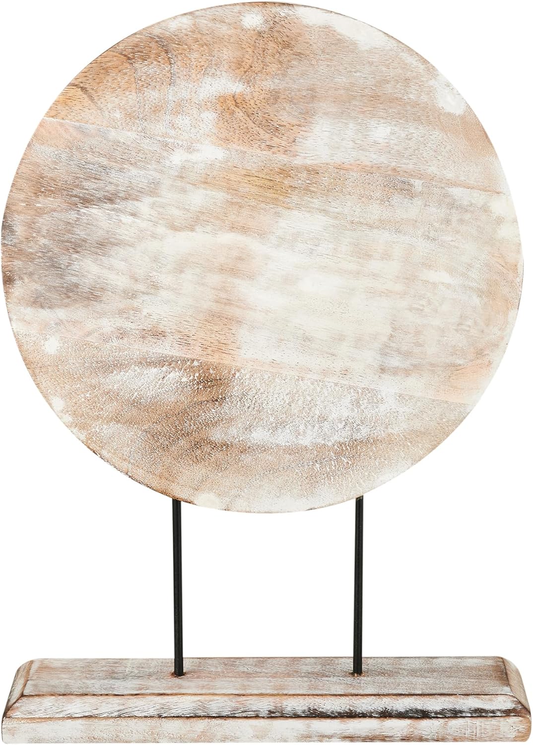 Farmhouse Table Sculpture Home Decor Statue Mandala Carved for Modern Home 10" x 14", Living Room, Fireplace Mantel Shelf, Table and Entryway Decor Stand KHST14