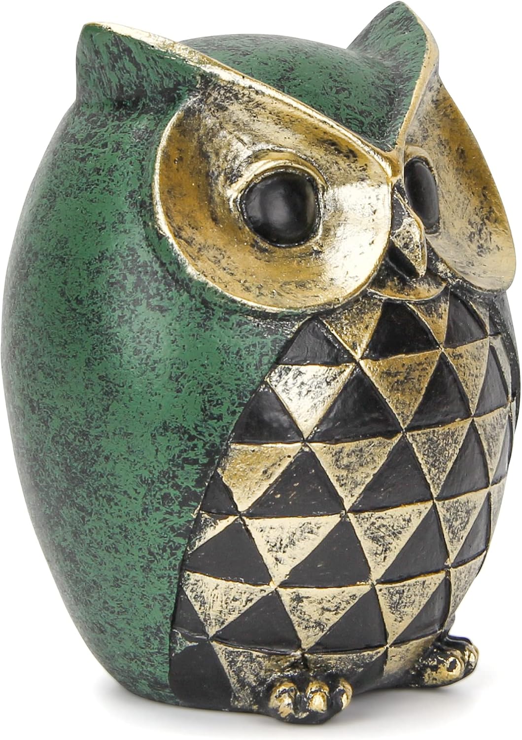 Leekung Owl Statue for Home Decor Accents,Owl Decor for Modern Bathroom Bookshelf Bedroom Mantle Living Room Home Office TV Stand Shelf Boho Decorations,Retro Decor Small Bird Items Gift for Women