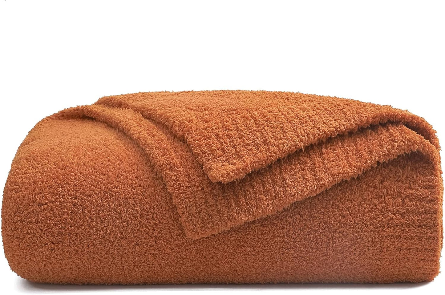 bearberry Super Soft Fluffy Throw Blanket Lightweight Cozy Warm Bed Blankets for Couch Bed Sofa All Season (Caramel, 60”x80”)