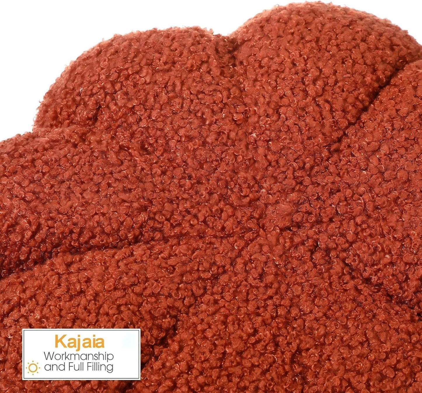 Kajaia 2 Pcs Simulated Pumpkin Pillow Plush 11 x 9.5 Inch 3D Cushion Fall Decorations Stuffed Throw Pillows Toy for Thanksgiving Christmas Halloween Bedroom Sofa Couch Supplies (Yellow,Brown)