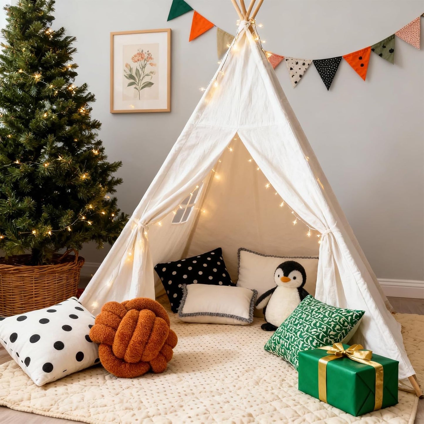 Knot Pillow Ball Plush - Decorative Throw Pillows for Bed Relieve Stress, Round Knot Cushion for Sofa Decor Pet Toy, Brown 8 inch