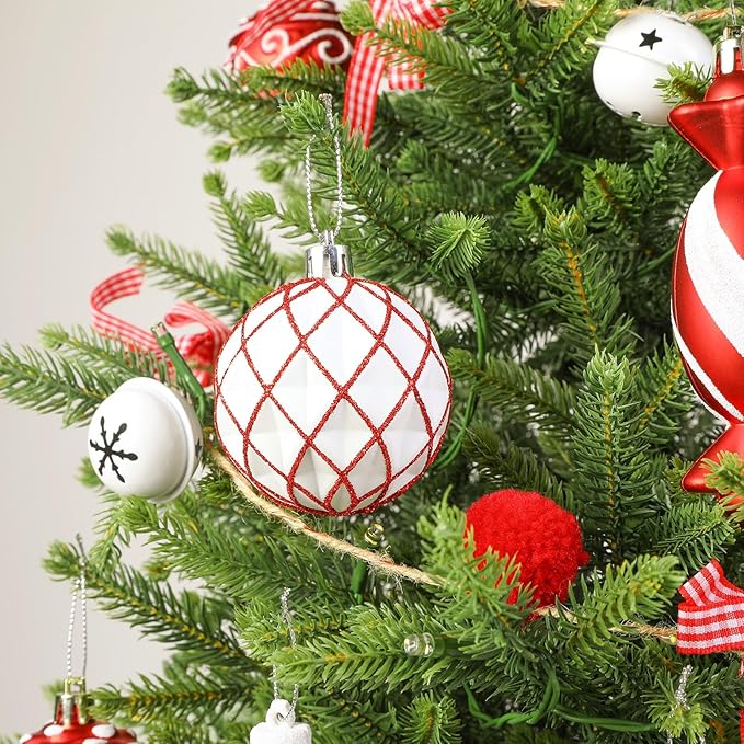 5ft Prelit Artificial Small Mini Christmas Tree with Color LED Lights, Remote Control and Timer, Perfect for Xmas Decorations, Home, Kitchen, Dining Table top, 5FT