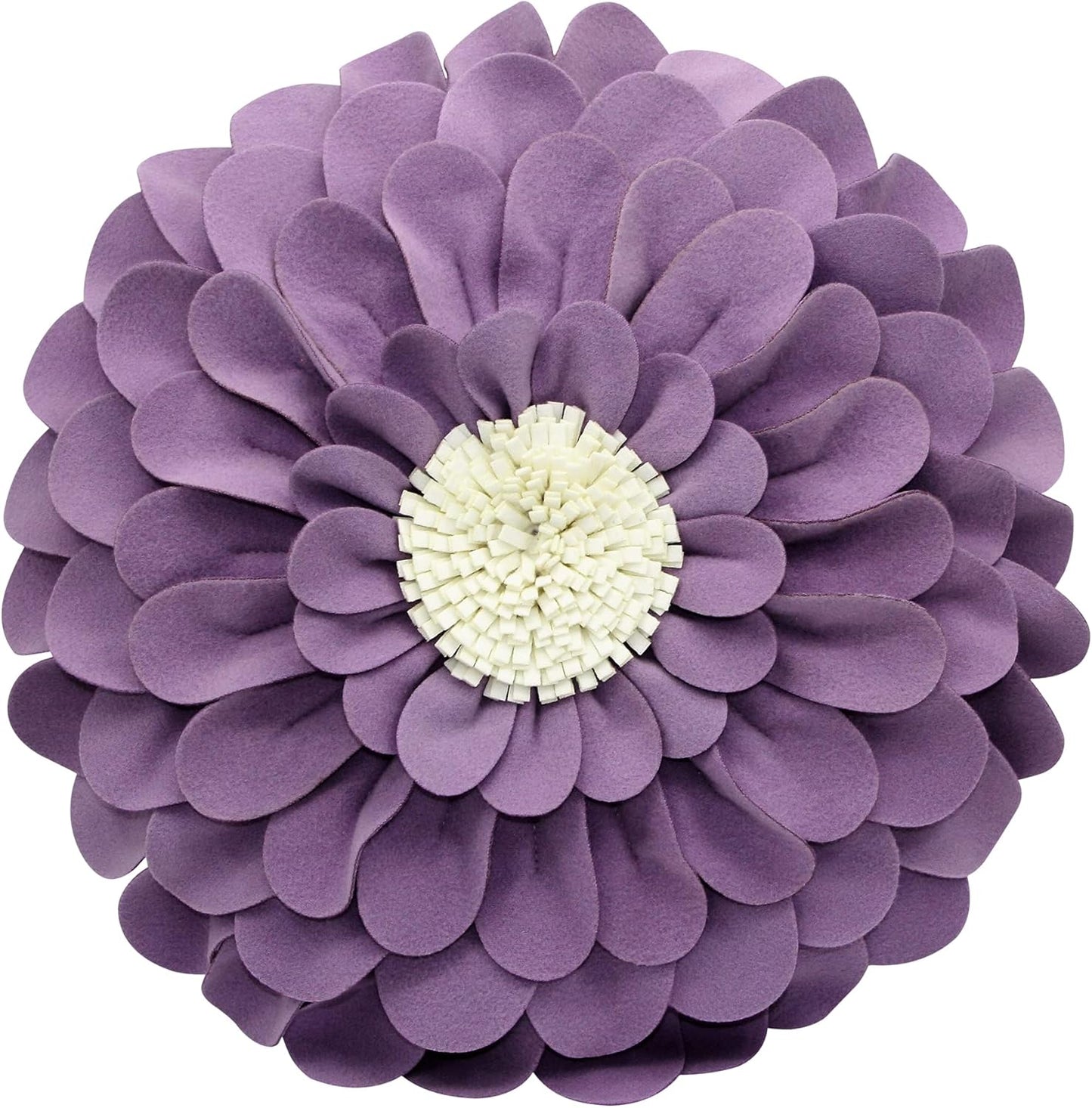 Decorative Flower Pillows – 3D Happy Daisy Flower Throw Pillow - Flower Shape Design Patented-Flower Shaped Pillow For Home Décor – Round Throw Pillows Soft & Cozy - Couch & Bed Flower Shape Pillow