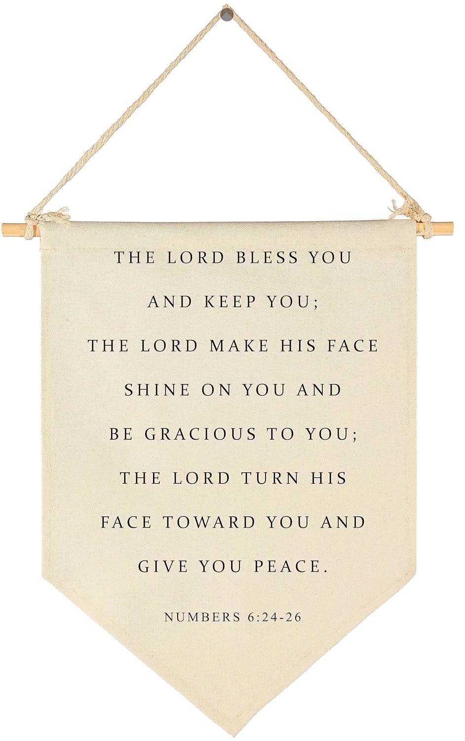 Bible Verse Banner Decor-Scripture Sign- Flag Decor Gift for Baby Boys Girls Newborn Kids- Banner Wall Sign Gifts for Nursery Baby Room Playroom Bedroom Front Door