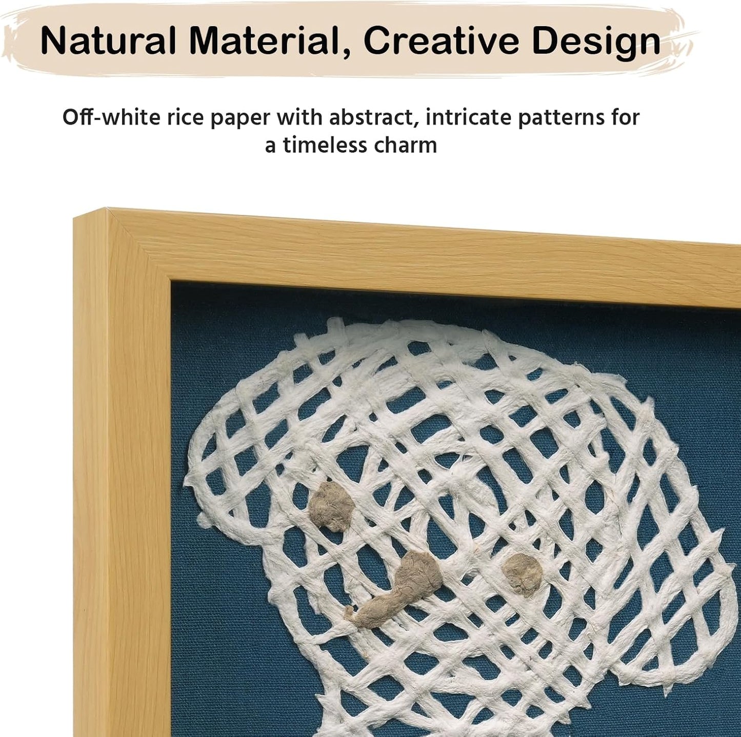 FOLKOR Framed Abstract Wall Art Decor for Dorm Pet Shop, 12" 3D Cat Wall Sculpture Shadow Box Art, Handmade Rice Paper Animal Artwork for Nursery Bedroom Decoration, Boys Girls Gift for Birthday