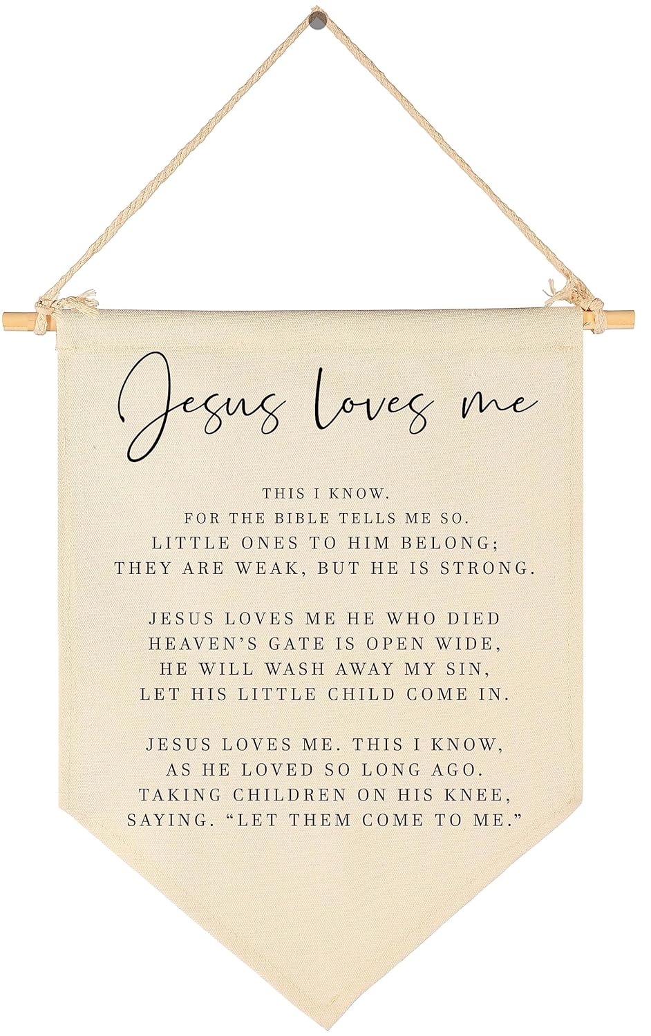 Bible Verse Sign-Scripture Decor-Baby Banner Shower Gift-Sunday Shool Song Decor-Flag Decoration Gifts for Baby Boys Girls Kids-Banner Wall Present for Nursery Infant Room Playroom Bedroom Front Door