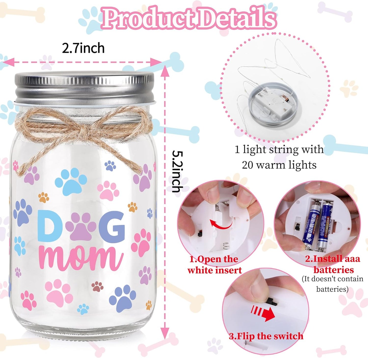 Dog Mom Gifts for Women Gifts for Dog Lovers Dogs Lovers Gift for Women Christmas Dogs Themed Gift