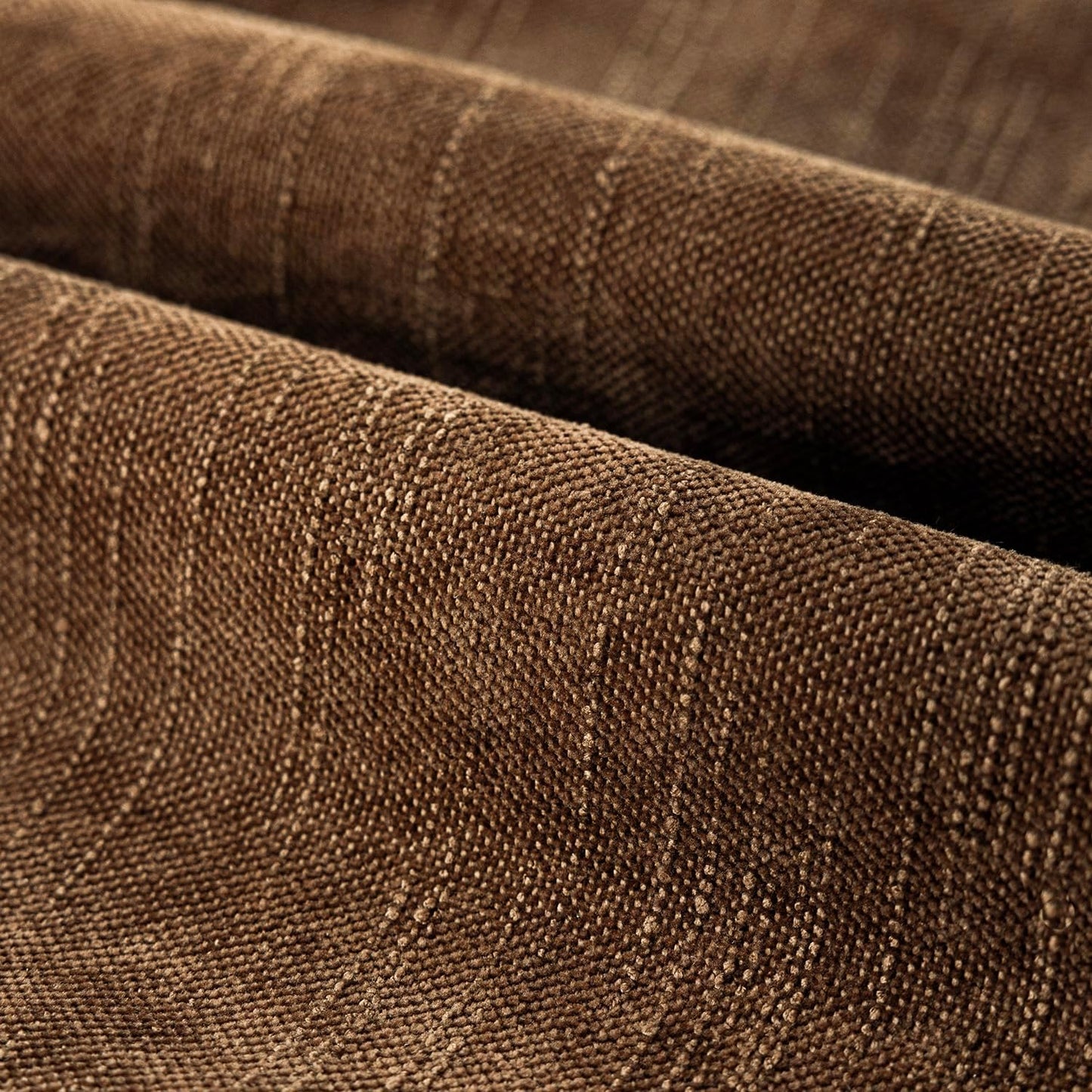 Foindtower Set of 2 Soft Textured Chenille Throw Decorative Pillow Covers Square Accent Solid Cushion Cover Cozy Neutral Farmhouse Pillow Case for Couch Sofa Bedroom Living Room 26x26 Inch,Dark Bronze