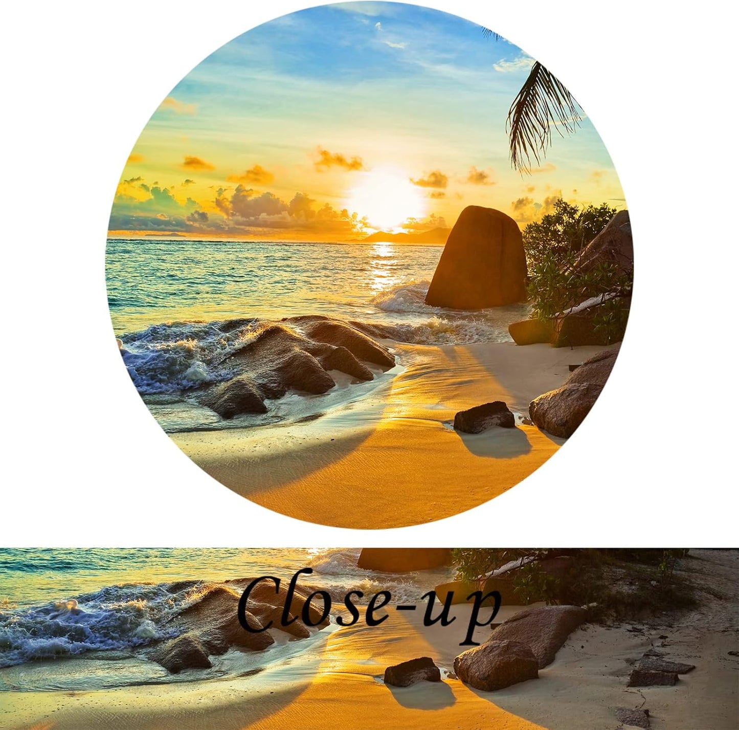 KREATIVE ARTS Motivational Self Positive Office Quotes Inspirational Attitude Poster Beach Sunset Seascape Picture Canvas Prints Wall Art for Walls Decoration 20x24inch (Attitude)