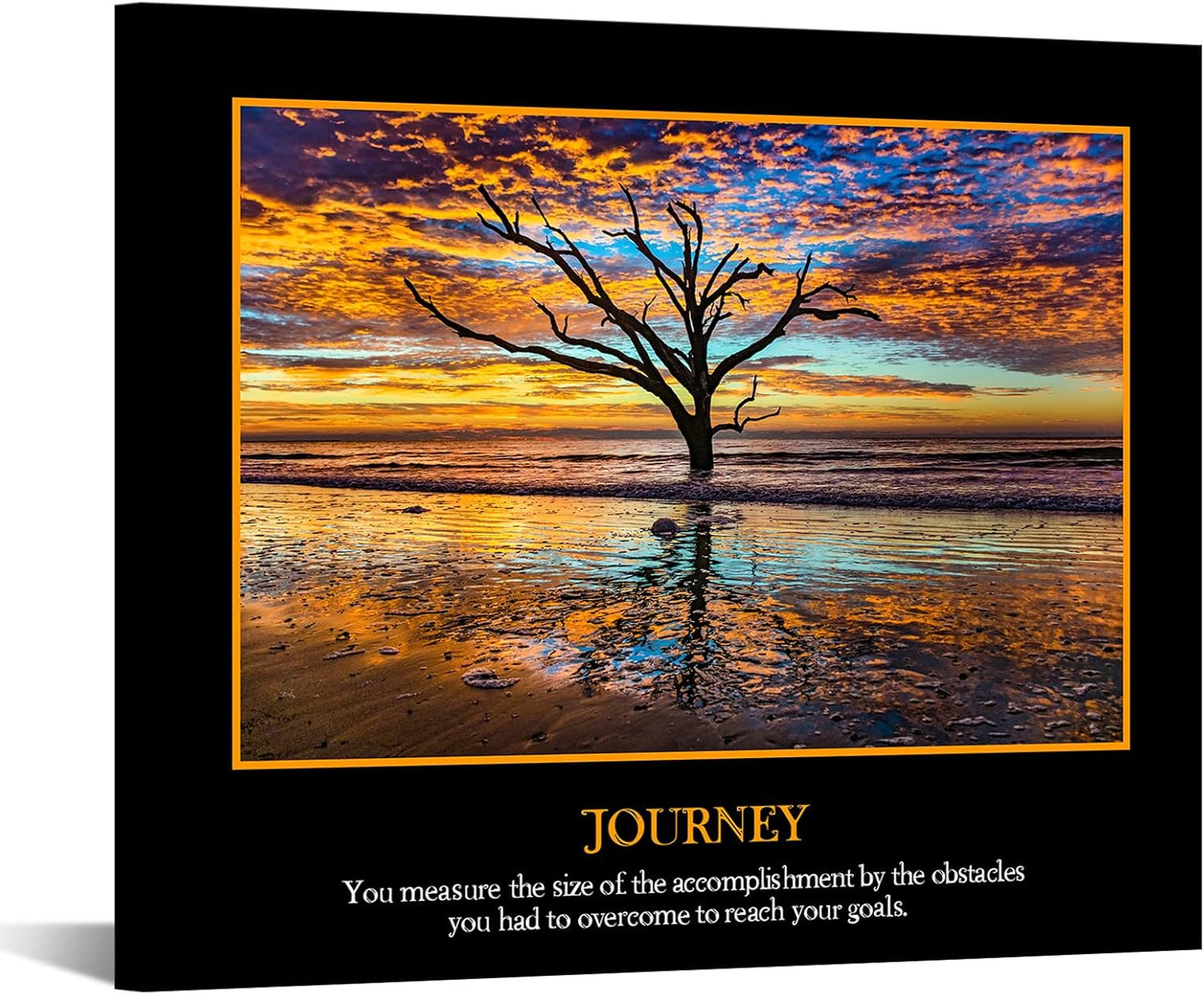 KREATIVE ARTS Canvas Wall Art for Droms Journey Quote Inspirational Prints Motivational Work Posters for Classroom Education Quotes Giclee Print Gallery Wrap Modern Home Decor (Journey)