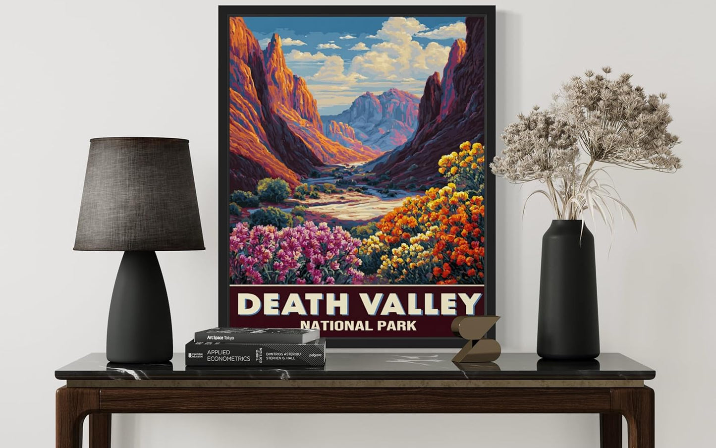 Death Valley National Park Art Print Poster, Vintage Retro Pop Art Travel Wall Art Bedroom Bathroom Living Room Decor 185 (Death Valley, 11 x 14 inches, Unframed)