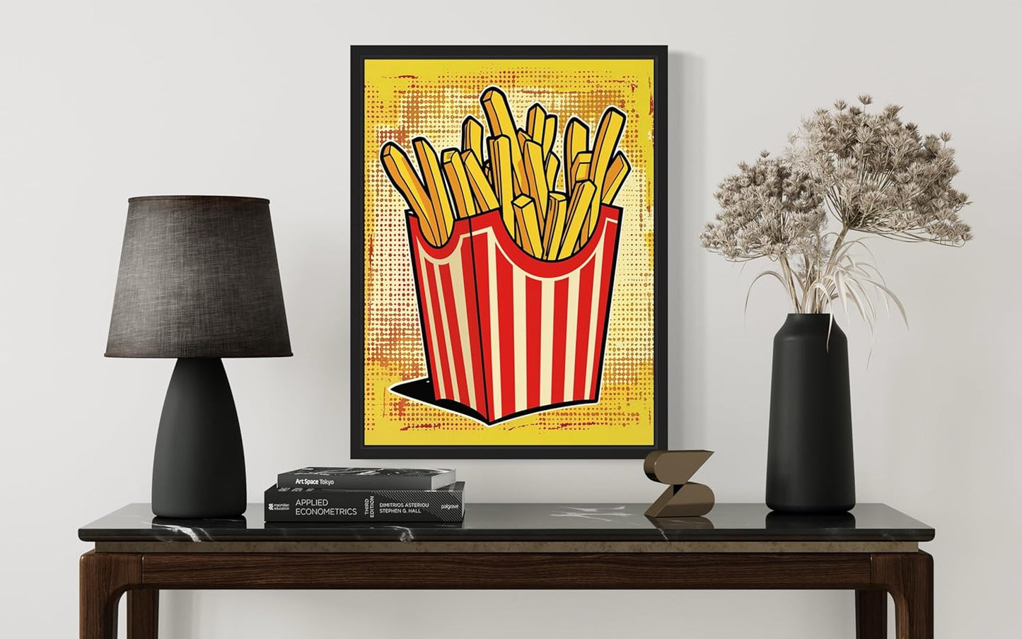French Fries Pop Art Poster Print, Vintage Retro Wall Art Decor Paintings Classic Artwork for Bedroom Living Room Decorations. (French Fries, 11x14 inches (Unframed))