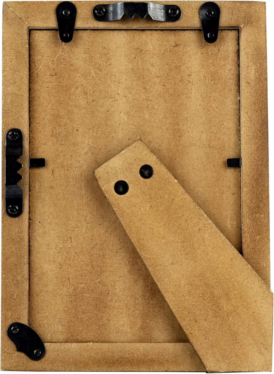 Horn Photo Frame 4x6 Inch – Natural Horn Texture with Hand Carving – Rustic Decorative Picture Frame for Tabletop & Wall – Black Handmade Vintage Look Home Decor Gift 6x4