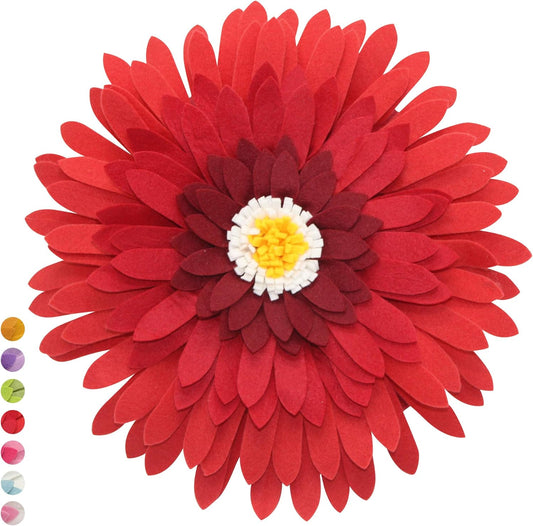Contempo Lifestyles Flower Pillow, 3D Handmade Accent Decorative Flower Shaped Pillow for Couch & Bed, Living Room, Gifts for Her