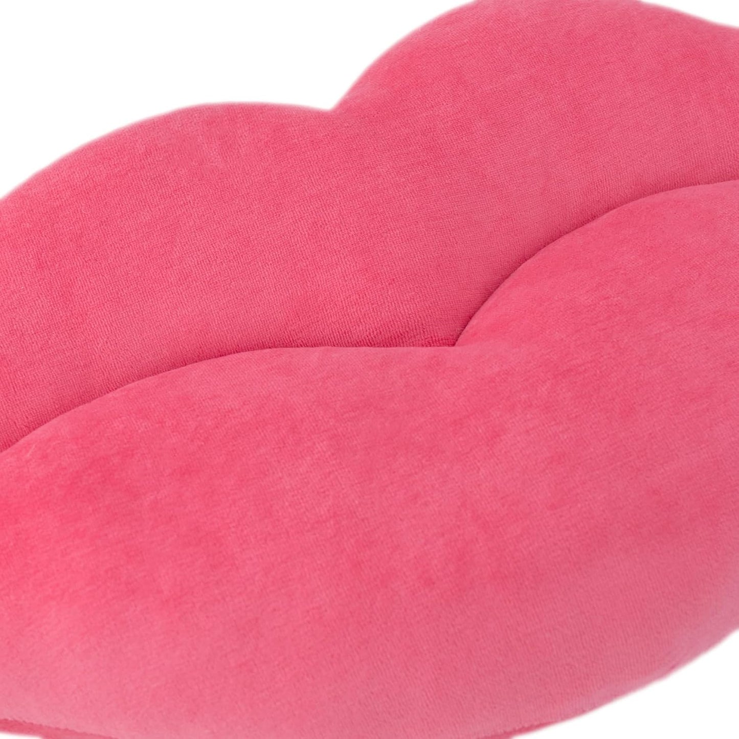 KINGROSE 3D Lip Throw Pillow Cute Decorative Pillows Soft Cushion for Sofa Couch Bed Home Decor Girls 12 x 24 Inches Pink