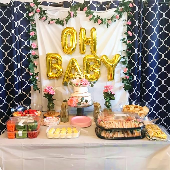 UKELER 2 Pack Artificial Rose Vines Silk Flower Garland Artificial Floral Plant for Wedding Arch Party Garden Craft Home Decor, Dark Pink