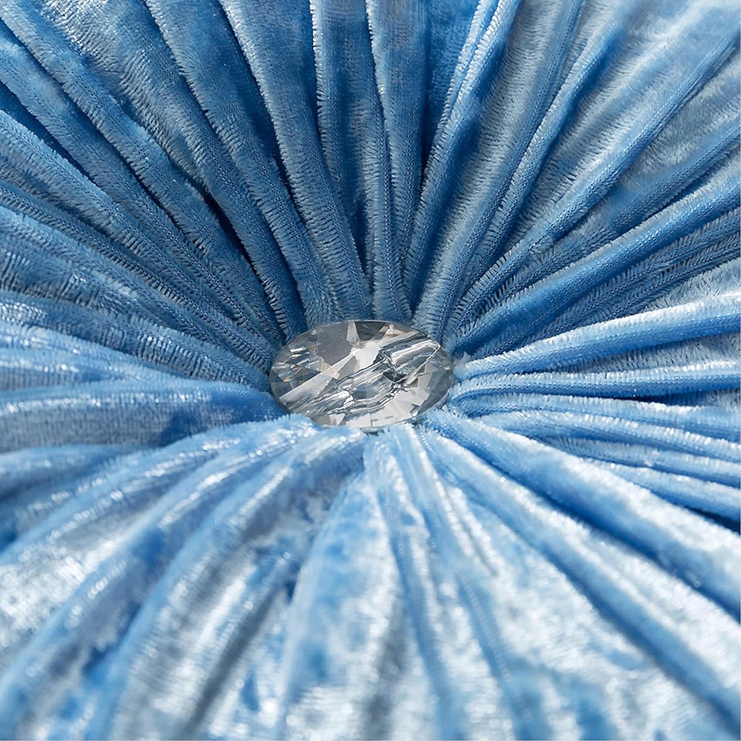 HLOVME Decorative Round Throw Pillow for Couch Bed Living Room Small Floor Pillow Cushion for Adults Kids 13.7" (A01-Pink)