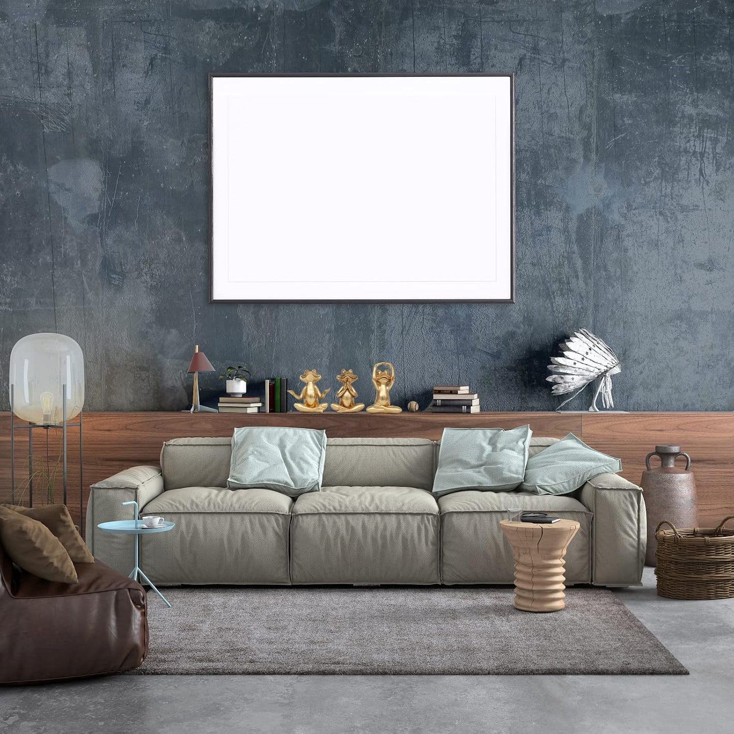 Gold Frog Figurines Yoga Decor 3.7In Set of 3 –Frog Yoga Statues for Modern Living Room Desk Table Home Office Bookshelf Shelves Sculptures Decor,Gifts for Mom Women