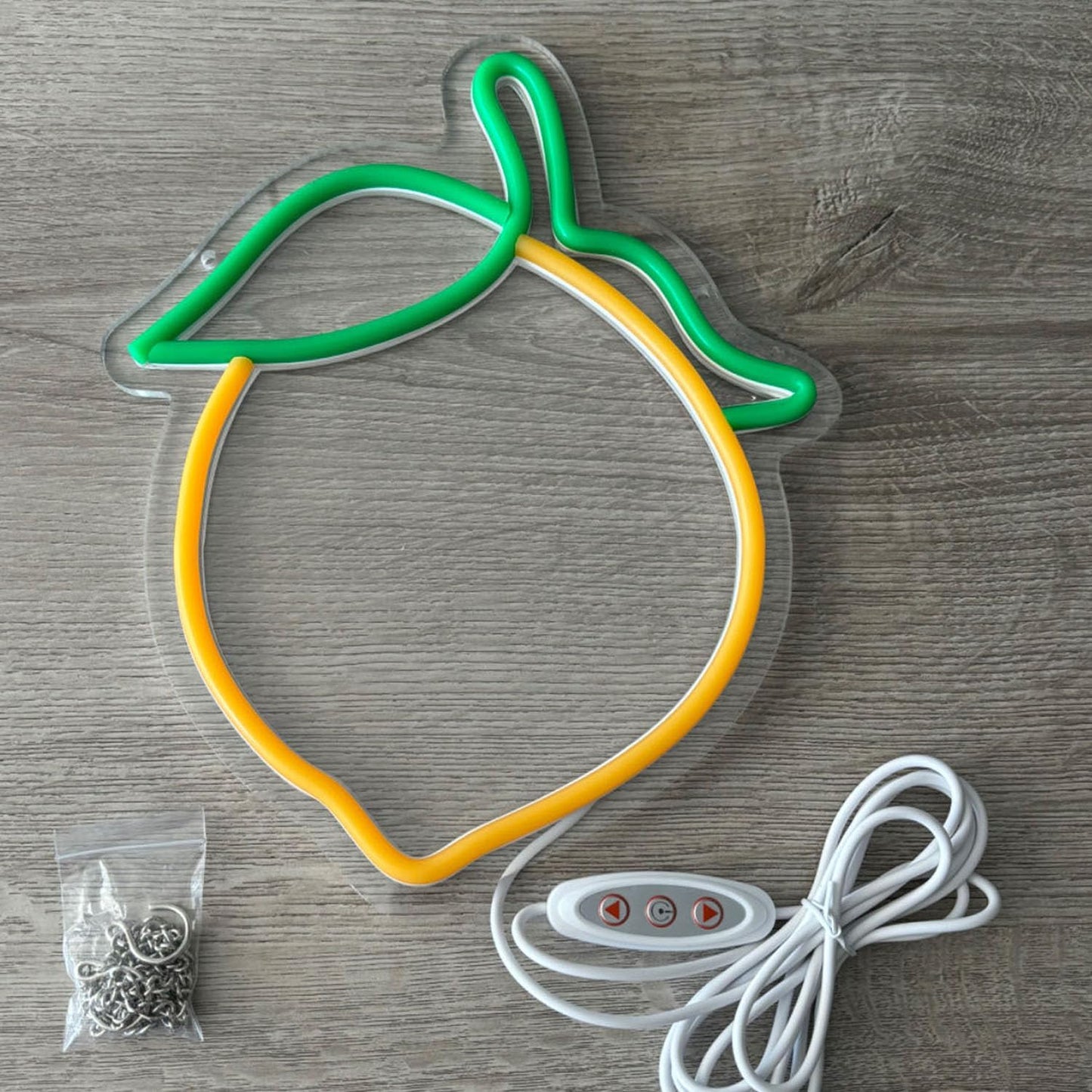 Lemon Neon Sign Cute Fruit Shape Neon Light Fruits Light Up Signs for Wall Decor Apartment, Bar, Kids' Room,Yellow Led Sign for Birthday Party Bedroom,11.5 * 10.3in