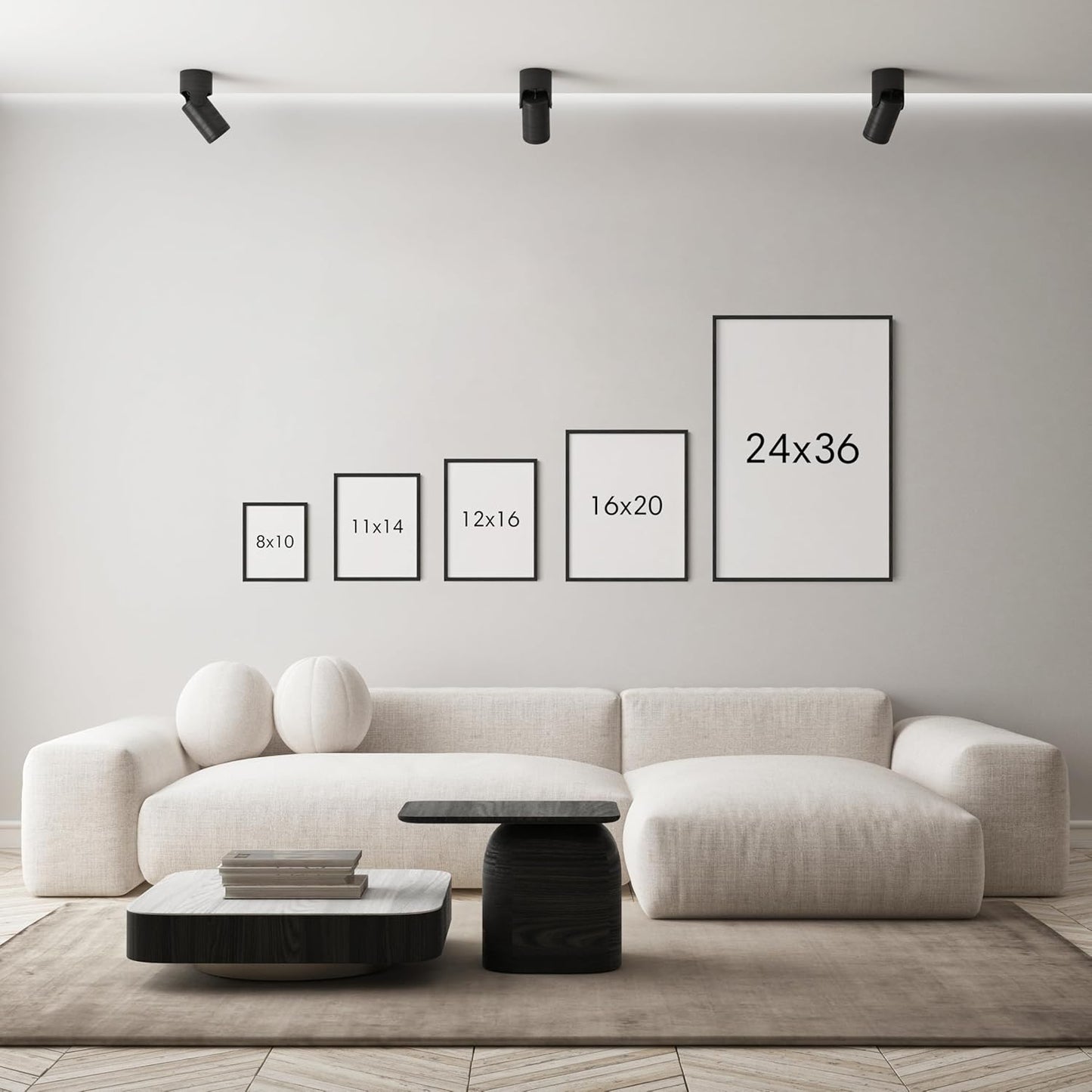 HAUS AND HUES Colorful Abstract Wall Art - Minimalist Retro Picture for Living Room Decor, Red and Pink Modern Wall Art Painting (Winold Reiss, Black Frame, 16x20)