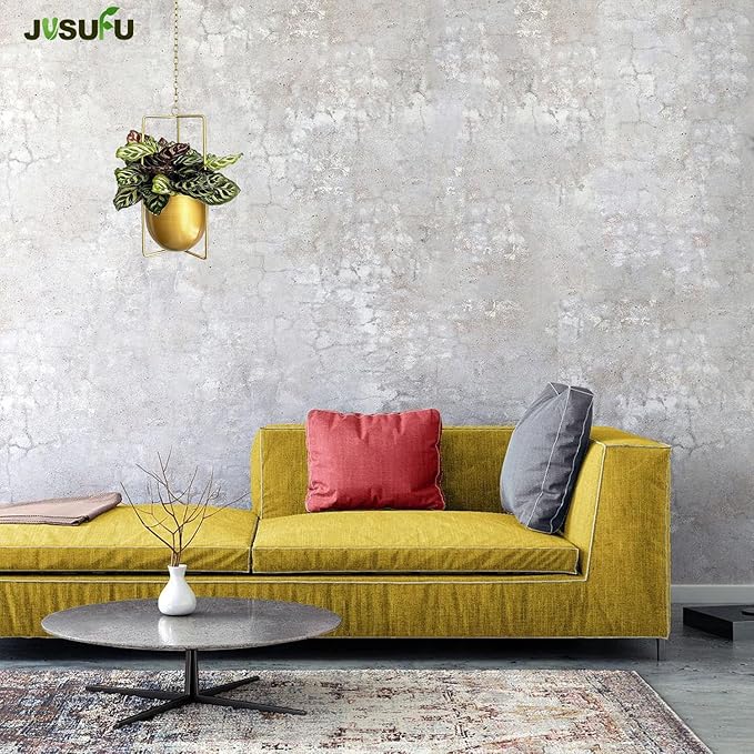 Metal Plant Hanger,Hanging Planters Indoor Hanging Flower Pots (Gold)…