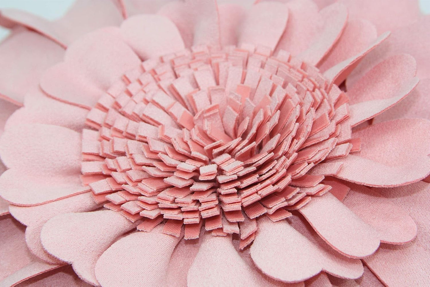 Contempo Lifestyles 13 Inch Peach Flower Decorative Throw Pillow - Soft Polyester Fill, Round Heart Shape, Sweetheart Flower Design, Perfect for Home Decor & Gifts