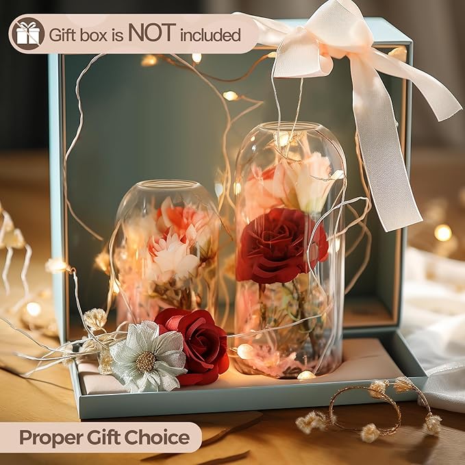 ComSaf Small Flower Vase Set of 15, Glass Bud Vases in Bulk, Clear Vases for Flower, Decor Centerpiece for Bathroom, Decorative Vases for House Warming, Valentines' Day, Mother's Day, Thanksgiving Day