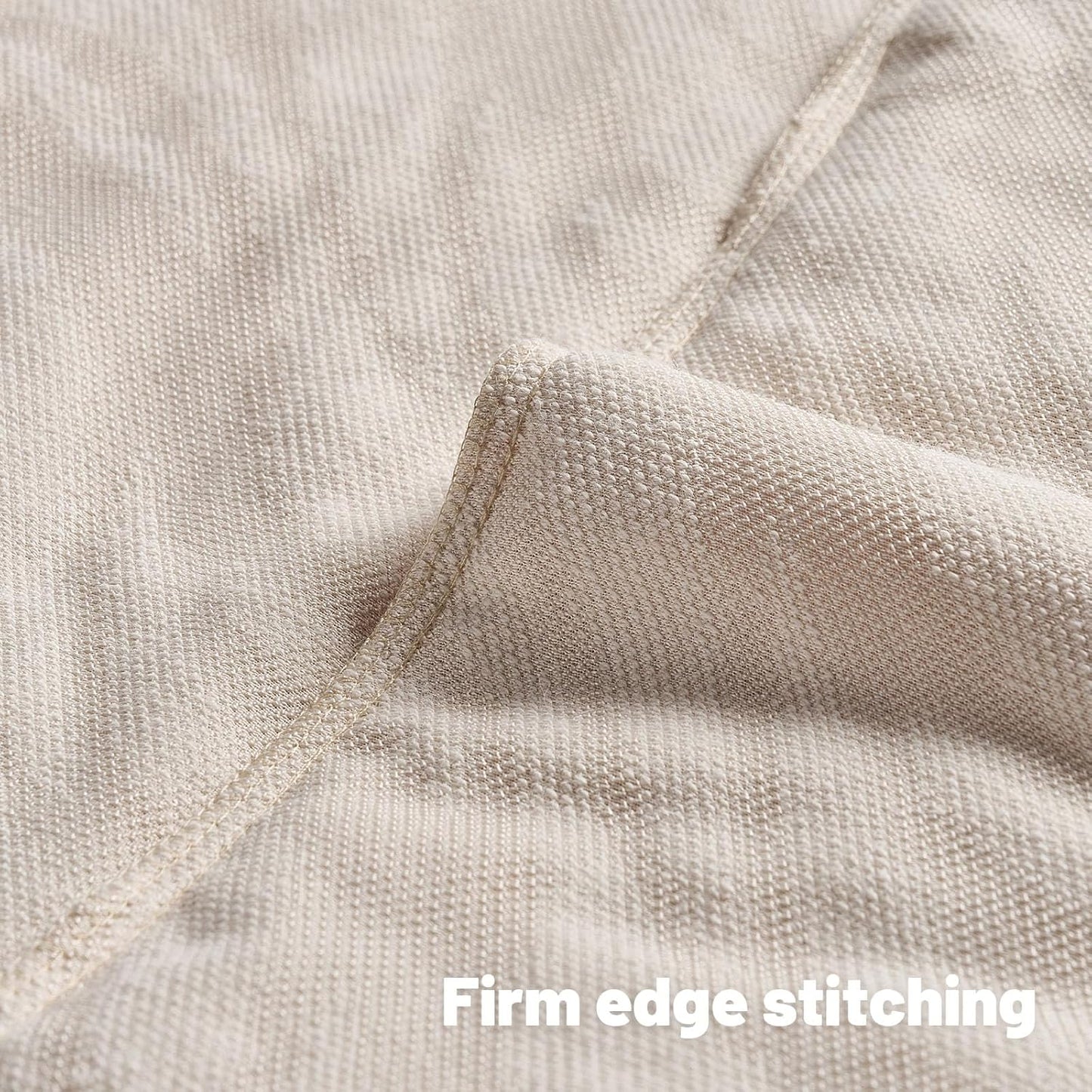 FUTEI Cream Decorative Throw Pillow Covers 24x24 Inch Set of 2,Soft Faux Fur Geometric Shapes Texture European Cushion Case,Boho Home Decor for Couch Bed Living Room