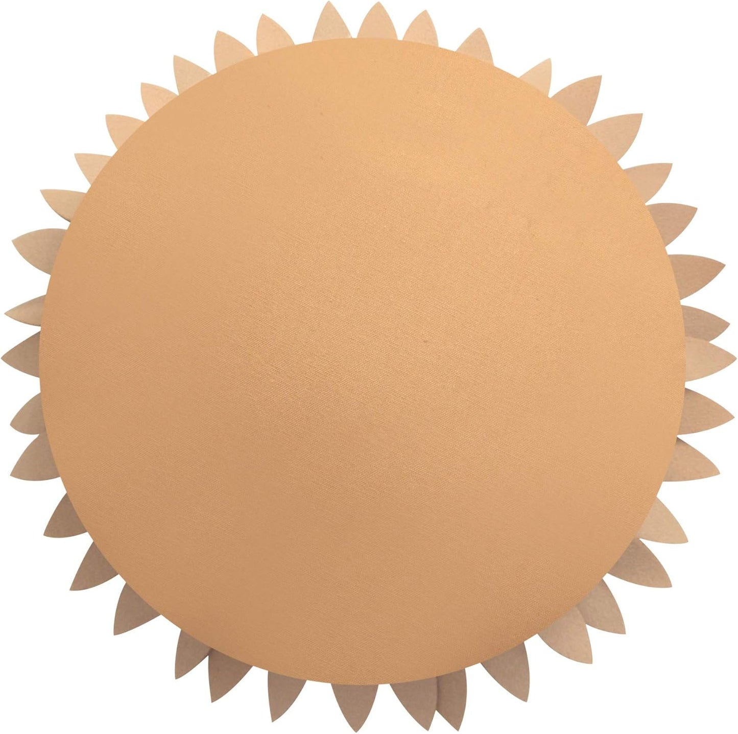 Contempo Lifestyles 3D Daisy & Sunflower Decorative Pillow - 14.5" Flower, 13" Pillow with Insert, Latte