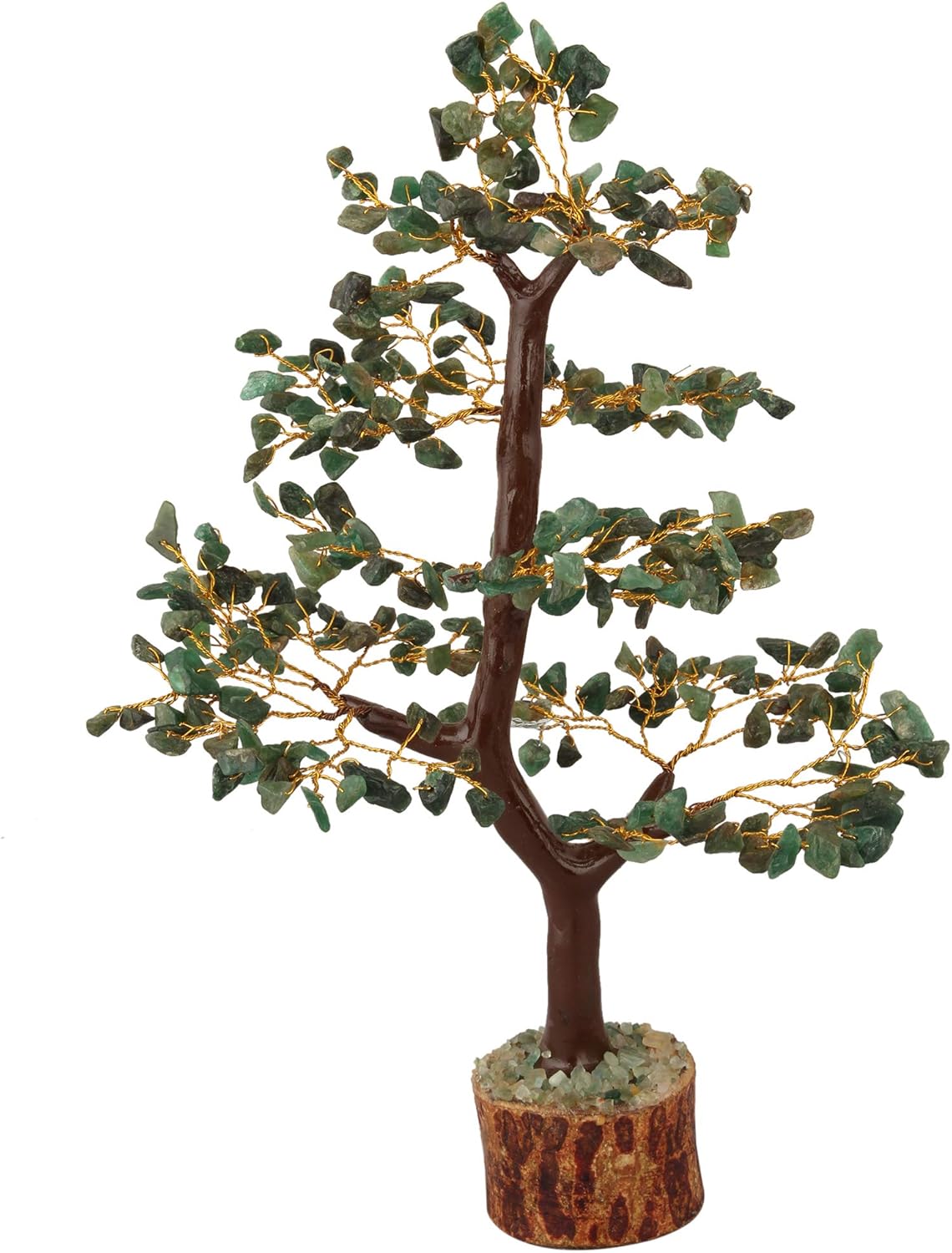 Green Aventurine Feng Shui Healing Crystals Tree of Life Gemstone Crystal Tree Bonsai for Spiritual Gifts Sage Green Home Decor for Women Birthday Gifts for Men House Warming Gifts