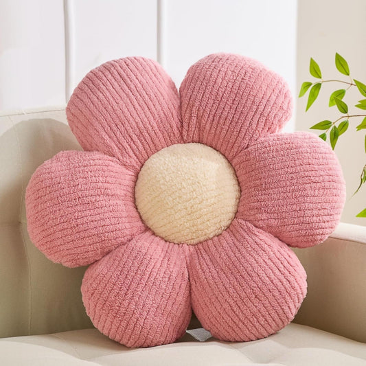 Flower Pillow Flowers Shaped Pillow Cushion Decorative Daisy Pillow for Bed Cute Throw Pillow Flower Floor Pillow Soft Seat Cushion Pink Cushion 19.6"