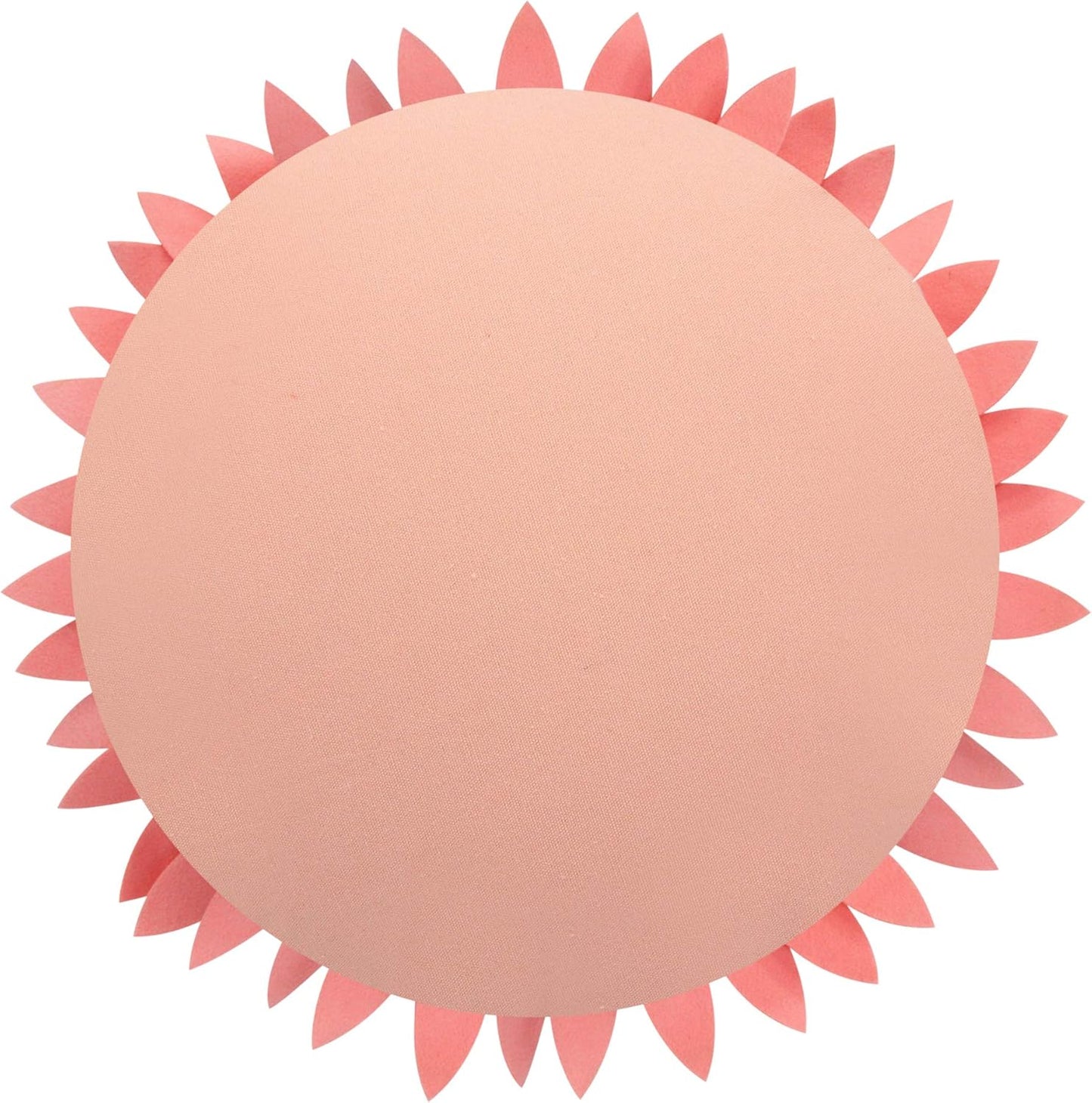 Contempo Lifestyles 3D Daisy Flower Pillow - Patented Design, Couch & Bed Decoration (18" Flower, 16" Pillow with Insert, Peach)