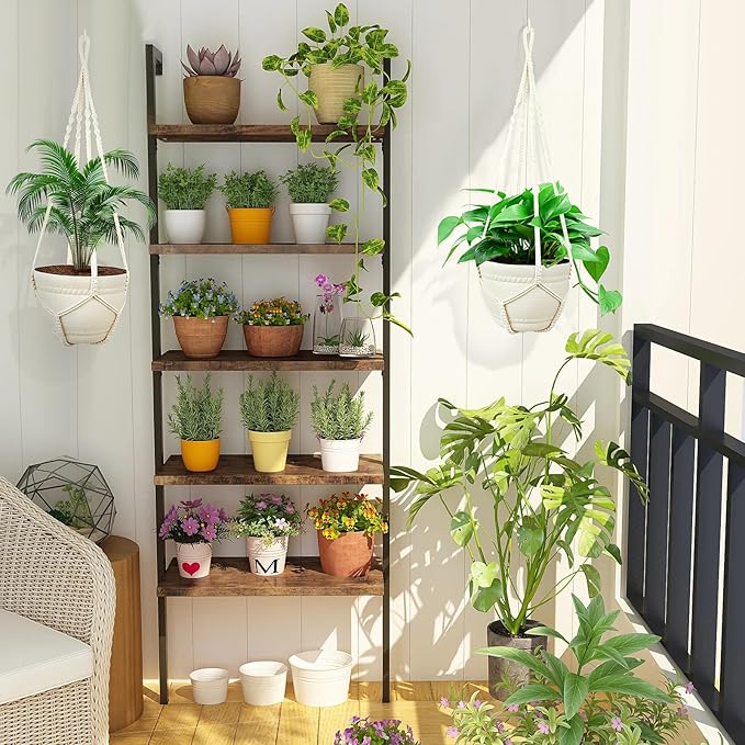 FGSAEOR Plant Basket Indoor Outdoor, Hanging 3-15 inch Pot, Bearing 20lb Planters, Macrame Hanging Planter Holder, 35-Inch Extra Long Strong Boho Home Décor (2-Pack) (Ivory)