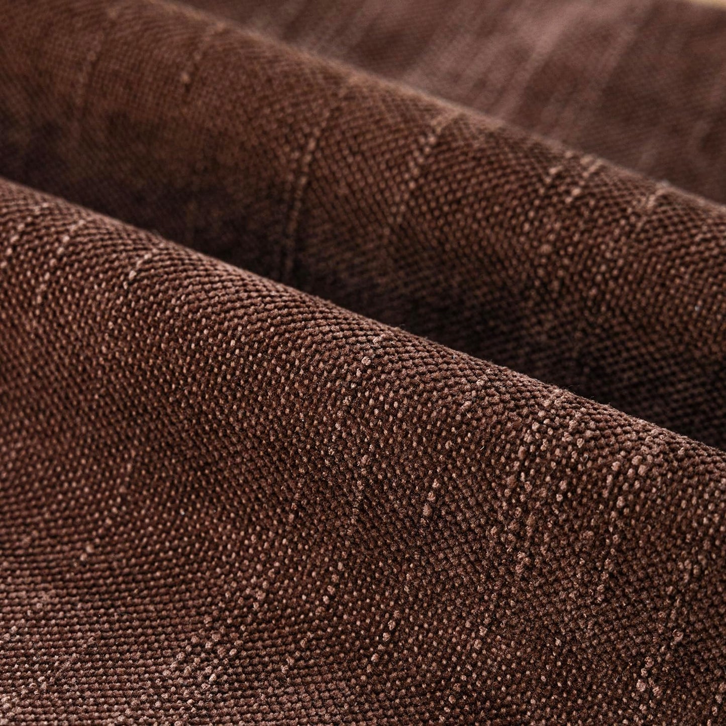 Foindtower Pack of 2 Soft Textured Chenille Throw Decorative Pillow Covers Square Accent Solid Cushion Cover Cozy Neutral Farmhouse Pillow Case for Couch Sofa Bedroom Living Room 24x24 Inch,Red Brown