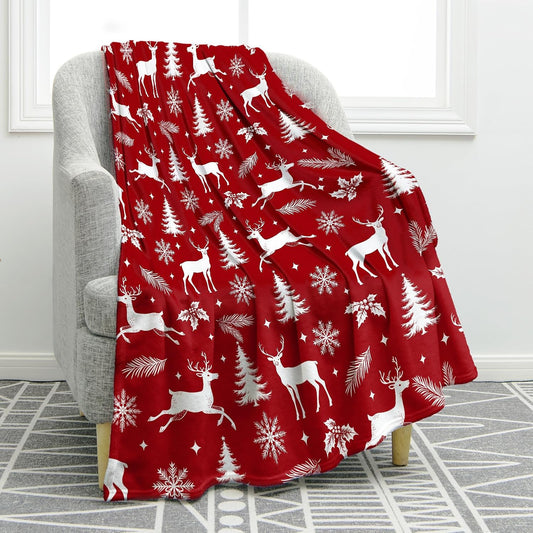 Jekeno Snowflakes Blanket for Women Men Kids Girls Boys Mom Wife Female Friends Halloween Birthday Presents Home Bedroom Living Room Decor Colorful Throw Blanket 60"x80"