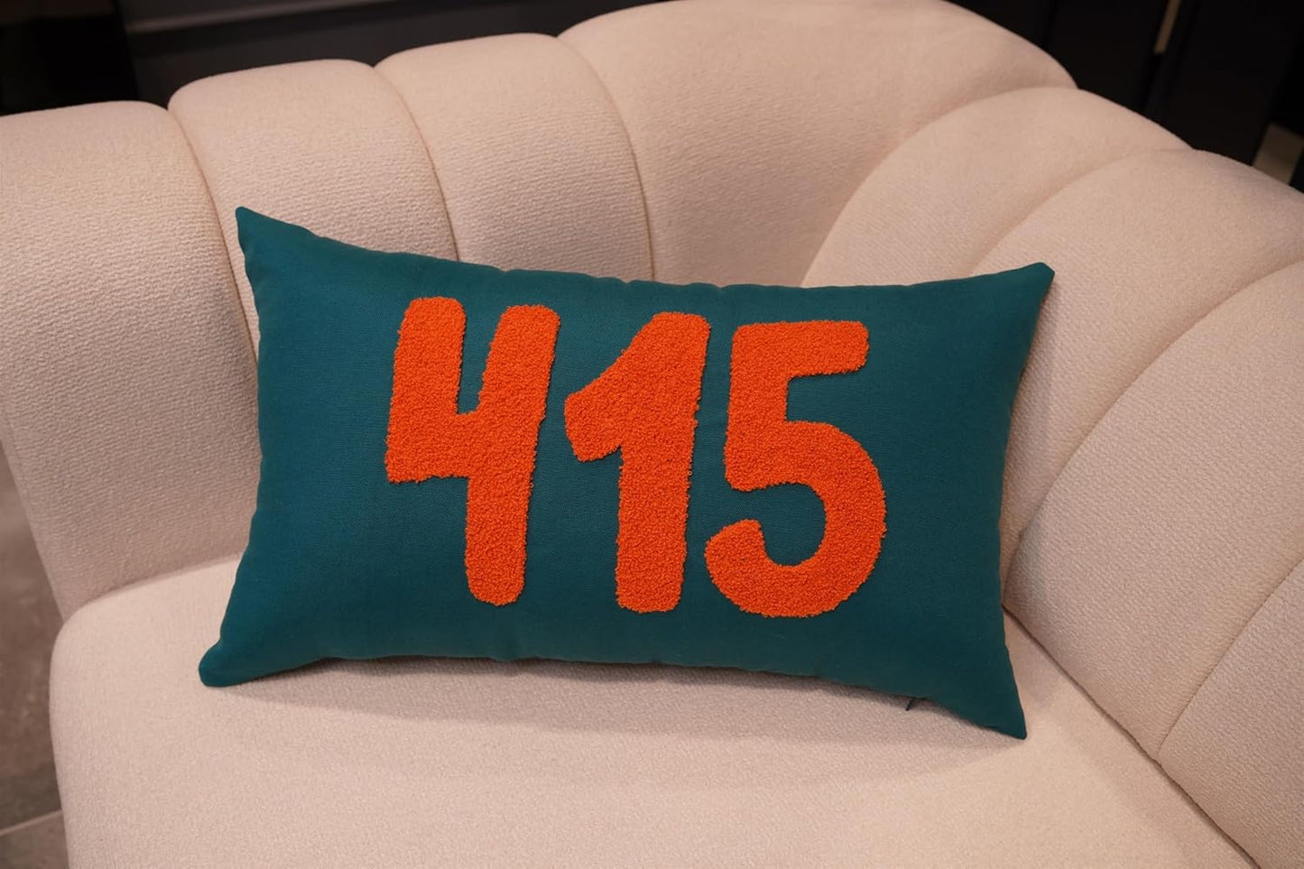 Custom Embroidered Name Lumbar Pillow, Personalized Monogrammed Names Linen Pillows for Sofa Bed, Customized 12''x20'' Farmhouse Linen Throw Pillow Cover Gifts for Women