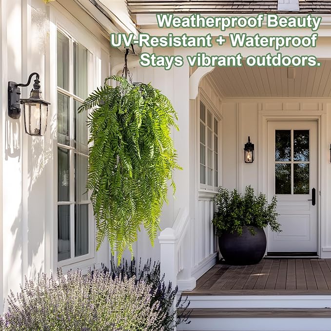 4PCS Fake Hanging Plants Set - Ultra Realistic Artificial Vine with Lifelike Leaves, Zero Maintenance Home & Office Decor for Wall, Shelf, Wedding Arch