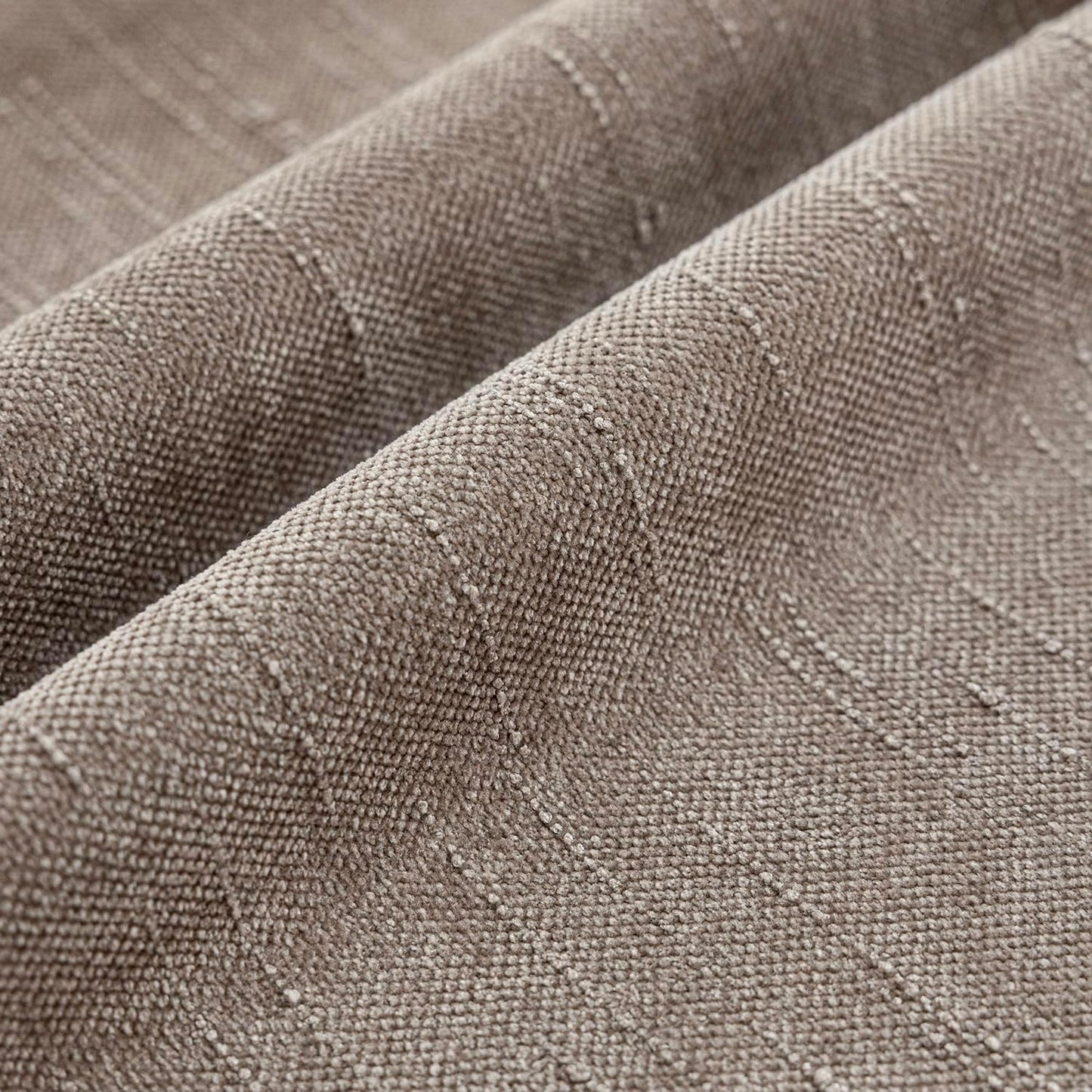 Foindtower Set of 2 Soft Textured Chenille Throw Decorative Pillow Covers Square Accent Solid Cushion Cover Cozy Neutral Farmhouse Pillow Case for Couch Sofa Bedroom Living Room 26x26 Inch,Light Taupe