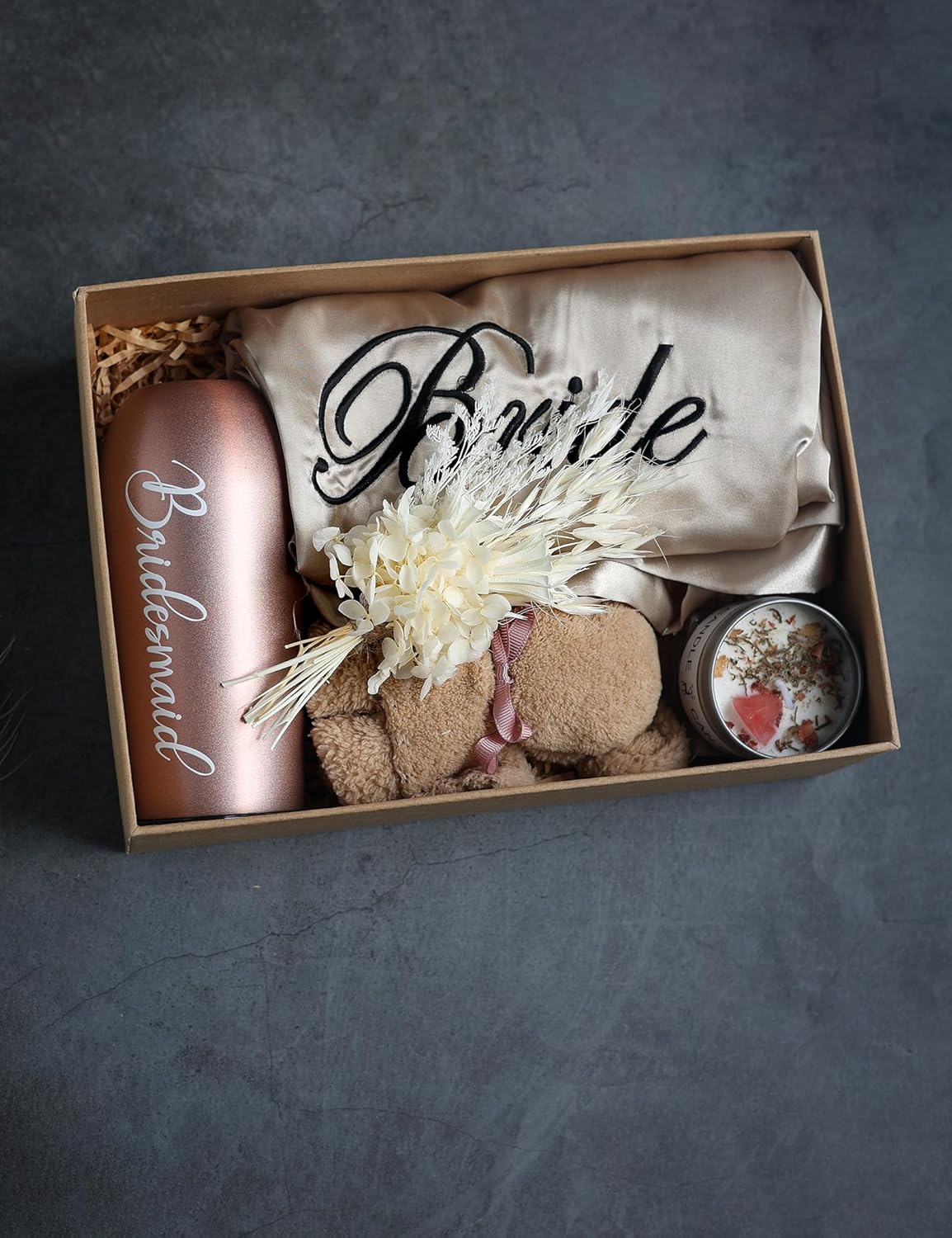 Mini Dried Flower Bouquet (Pack of 6), Handmade Craft Decoration, White Dried Flower Bouquet, Groom and Best Man Corsages. (White)