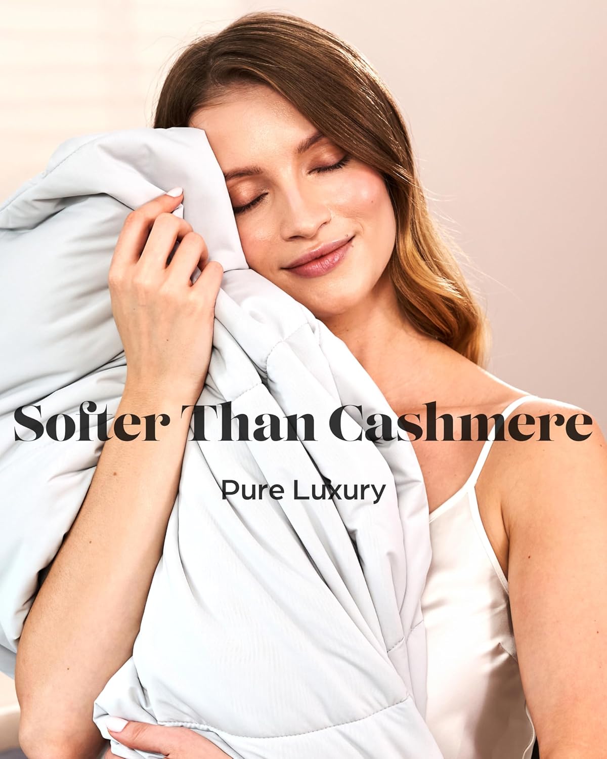 Lavish Comforts® Cooling Comforter Queen Size, Ice Blanket, Cool Comforters for Hot Sleepers, Summer Cooling Comforter, Lightweight Comforter Queen Cooling Blanket, Queen Grey 90"x90"