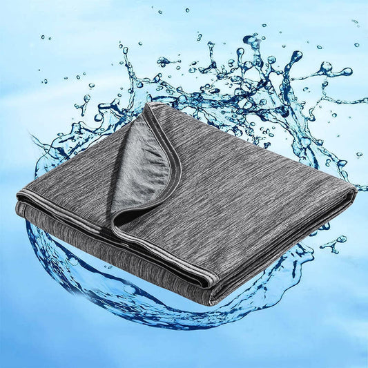 Marchpower Cooling Blanket for Hot Sleepers for Kids, Arc-Chill Cooling Blanket with Double-Sided Design, Japanese Cooling Fiber Absorbs Body Heat, Lightweight Soft Cold Blankets for Sleeping Summer