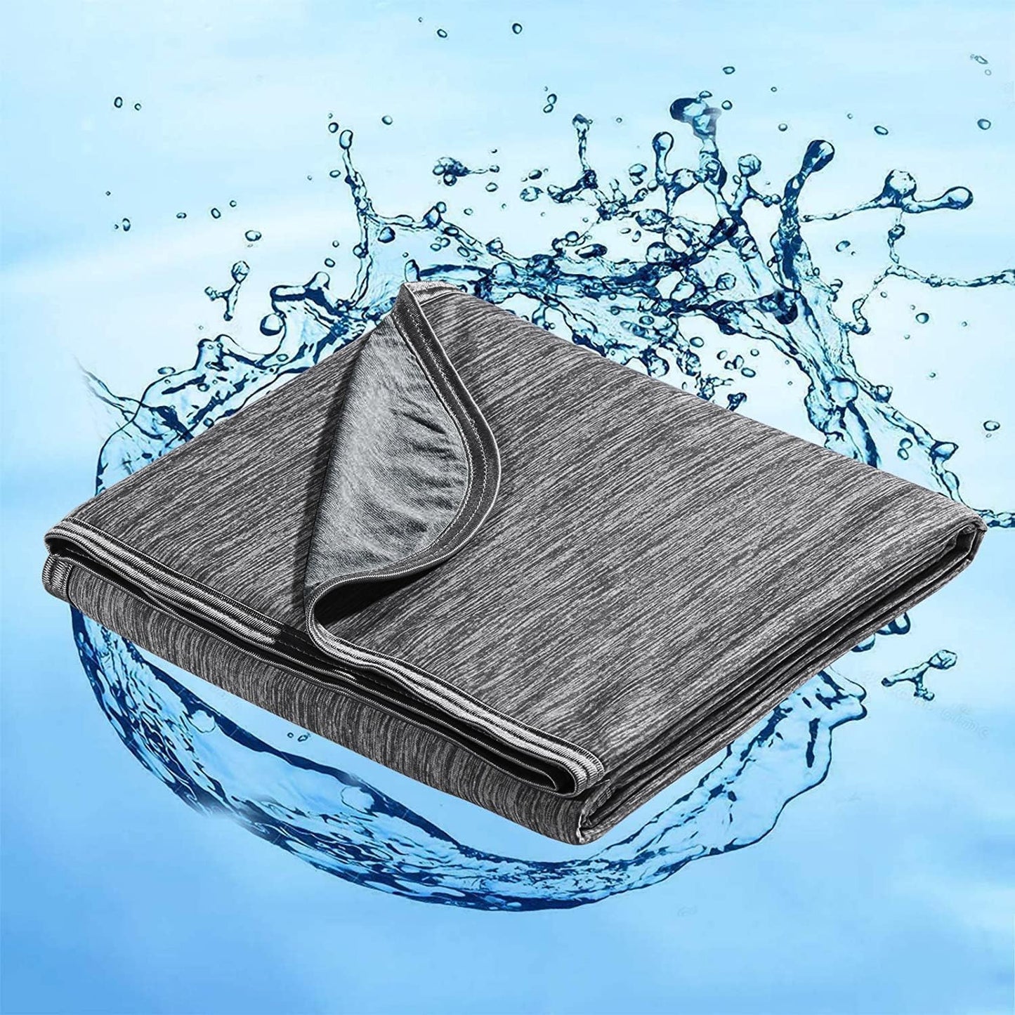 Marchpower Cooling Blanket for Hot Sleepers Queen Size, Arc-Chill Cooling Blanket with Double-Sided Design, Japanese Cooling Fiber Absorbs Body Heat, Lightweight Soft Cold Blankets for Sleeping Summer