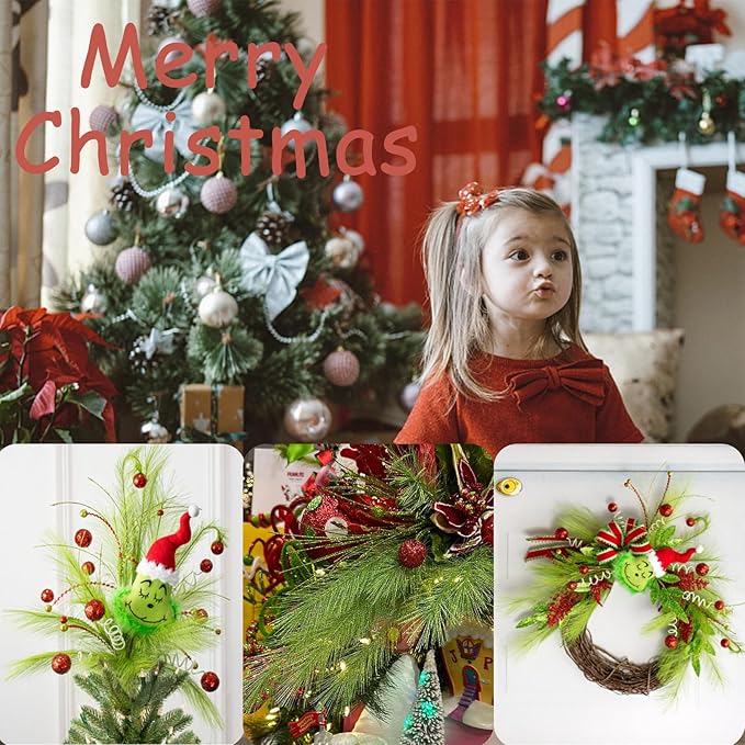 38" 10 Stems Tall Pampas Grass Decor - Faux Pampas Grass for Floor Vase Fluffy Artificial Pampas Grass for Boho Home Wedding Mothers Day Decoration（Green）